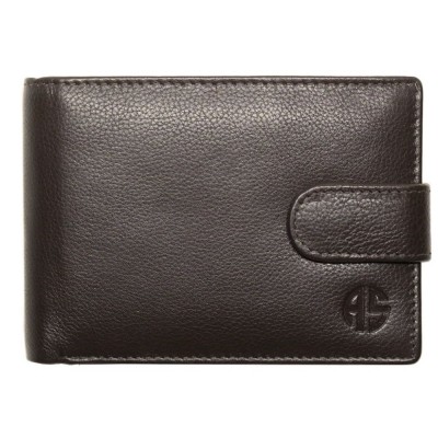 ALPHA STATUS 10113-0 RFID Δερμάτινο Ανδρικό Πορτοφόλι Καφέ