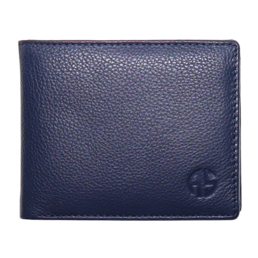 ALPHA STATUS 10114-0 RFID Δερμάτινο Ανδρικό Πορτοφόλι Μπλε Wallets