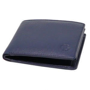 ALPHA STATUS 10114-0 RFID Δερμάτινο Ανδρικό Πορτοφόλι Μπλε Wallets