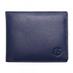 ALPHA STATUS 10114-0 RFID Δερμάτινο Ανδρικό Πορτοφόλι Μπλε Wallets