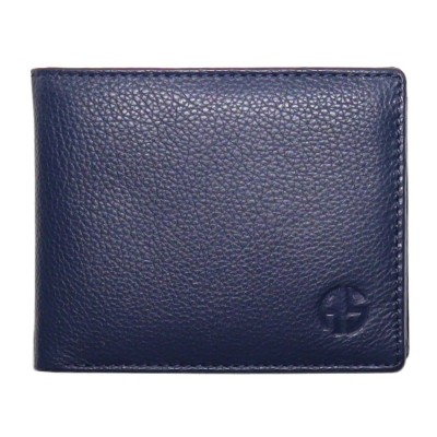 ALPHA STATUS 10114-0 RFID Δερμάτινο Ανδρικό Πορτοφόλι Μπλε