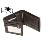 ALPHA STATUS 10114-0 RFID Δερμάτινο Ανδρικό Πορτοφόλι Καφέ 2