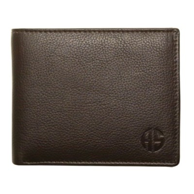 ALPHA STATUS 10114-0 RFID Δερμάτινο Ανδρικό Πορτοφόλι Καφέ