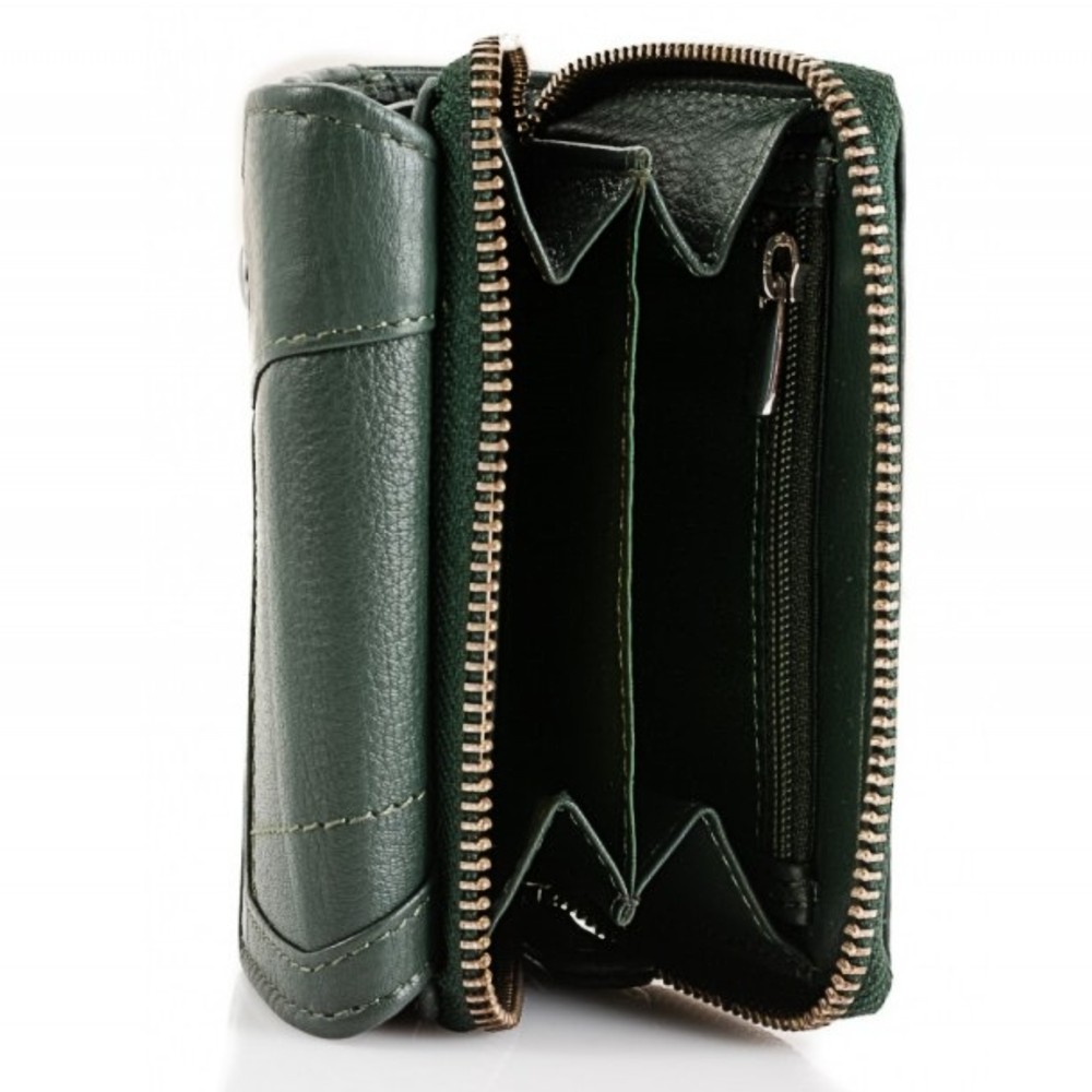 Kion 10735F Πορτοφόλι Γυναικείο Δέρμα Πράσινο Wallets