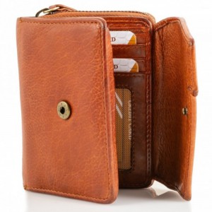 Kion 10735F Πορτοφόλι Γυναικείο Δέρμα Ταμπά