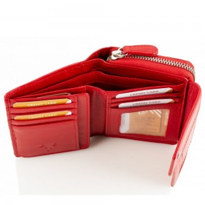 Kion 10735F Πορτοφόλι Γυναικείο Δέρμα Κόκκινο
