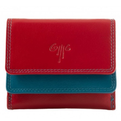 Kion 136F Women's Leather Wallet Red - Petrol