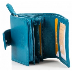 Kion 14091 Πορτοφόλι Δέρμα Πετρόλ