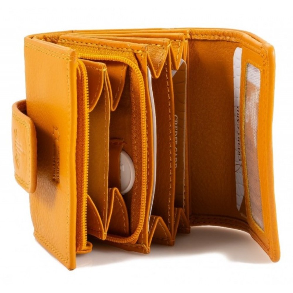 Kion 14091 Πορτοφόλι Δέρμα Κίτρινο Wallets