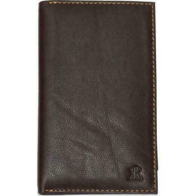 Kappa 1635S Leather Document Wallet Brown