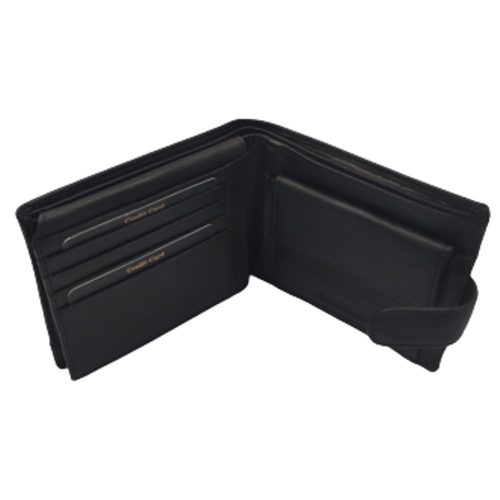 Diplomat MN112 Ανδρικό Πορτοφόλι με RFID Μαύρο Wallets
