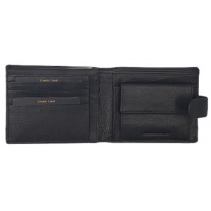 Diplomat MN112 Ανδρικό Πορτοφόλι με RFID Μαύρο Wallets