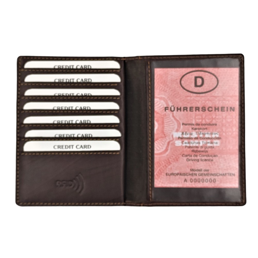 Θήκη Εγγράφων Kappa 1692 καφέ Πορτοφόλια