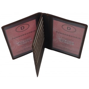 Θήκη Εγγράφων Kappa 1692 καφέ Πορτοφόλια