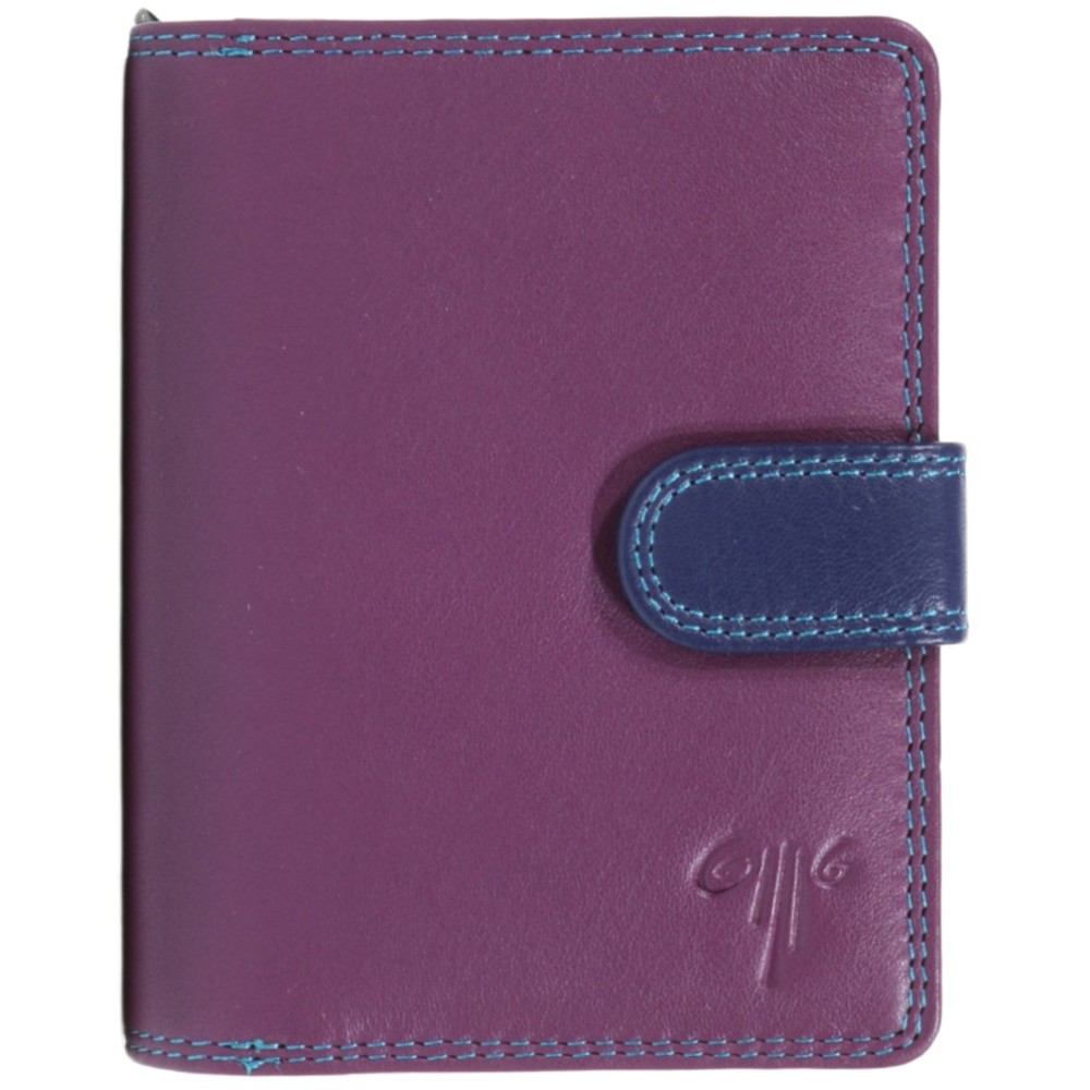 Kion 19263M Πορτοφόλι Γυναικείο Δέρμα με RFID  Μωβ  Wallets