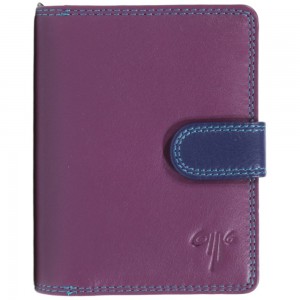 Kion 19263M Πορτοφόλι Γυναικείο Δέρμα με RFID  Μωβ  Wallets