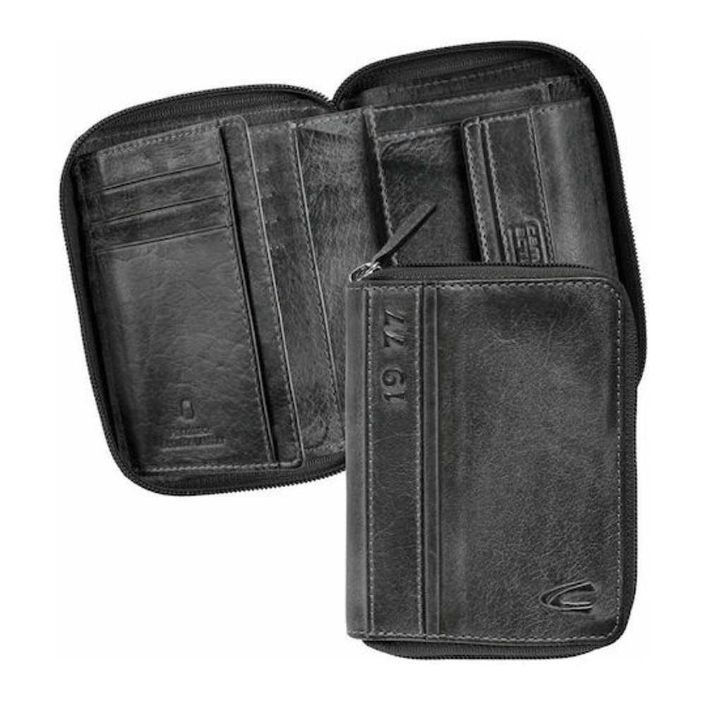 Camel Active Melbourne Δερμάτινο Πορτοφόλι 247-705-60 Μαύρο Πορτοφόλια