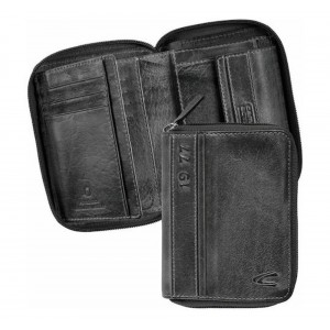 Camel Active Melbourne Δερμάτινο Πορτοφόλι 247-705-60 Μαύρο Πορτοφόλια