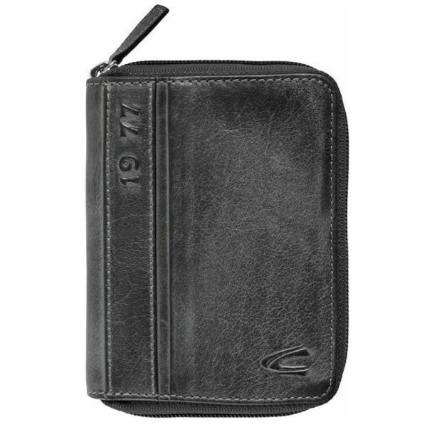 Camel Active Melbourne Δερμάτινο Πορτοφόλι 247-705-60 Μαύρο