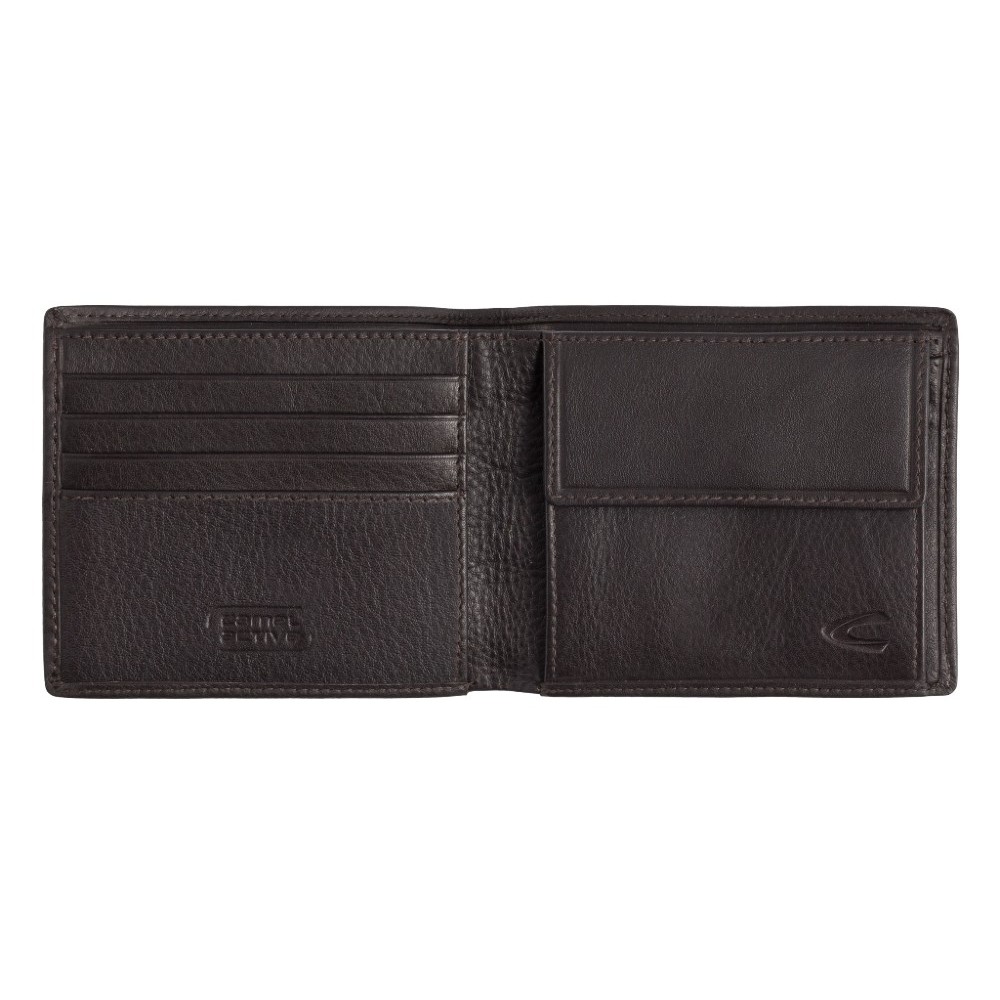 Camel Active Atlanta Δερμάτινο Ανδρικό Πορτοφόλι 249-703-29 Καφέ Πορτοφόλια