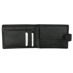 Luxus Δερμάτινο Ανδρικό Πορτοφόλι με RFID  27-53 Μαύρο. Wallets