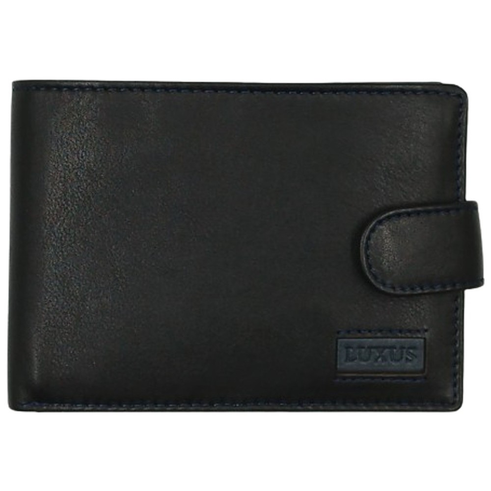 Luxus Δερμάτινο Ανδρικό Πορτοφόλι με RFID  27-53 Μαύρο. Wallets