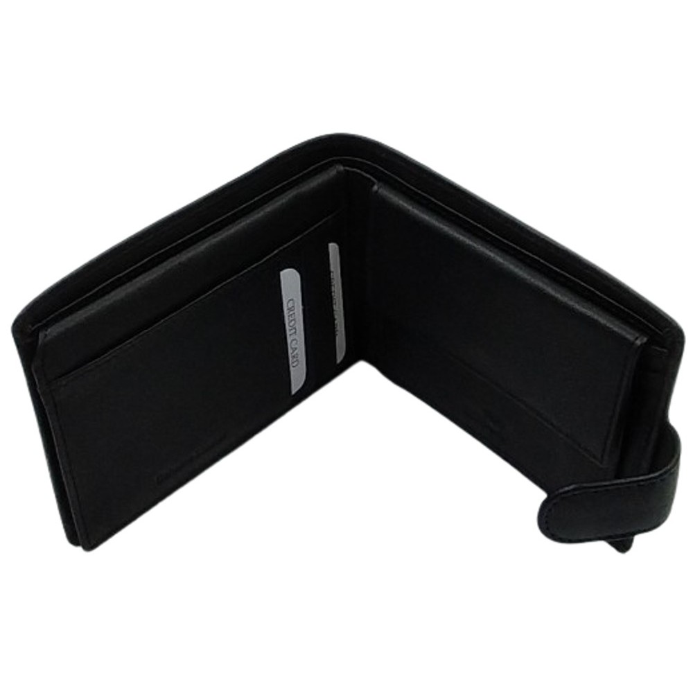 Luxus Δερμάτινο Ανδρικό Πορτοφόλι με RFID  27-53 Μαύρο. Wallets