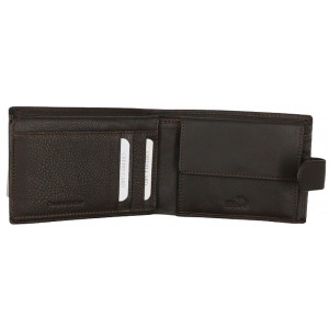 Luxus Δερμάτινο Ανδρικό Πορτοφόλι με RFID 27-53 Καφέ Πορτοφόλια