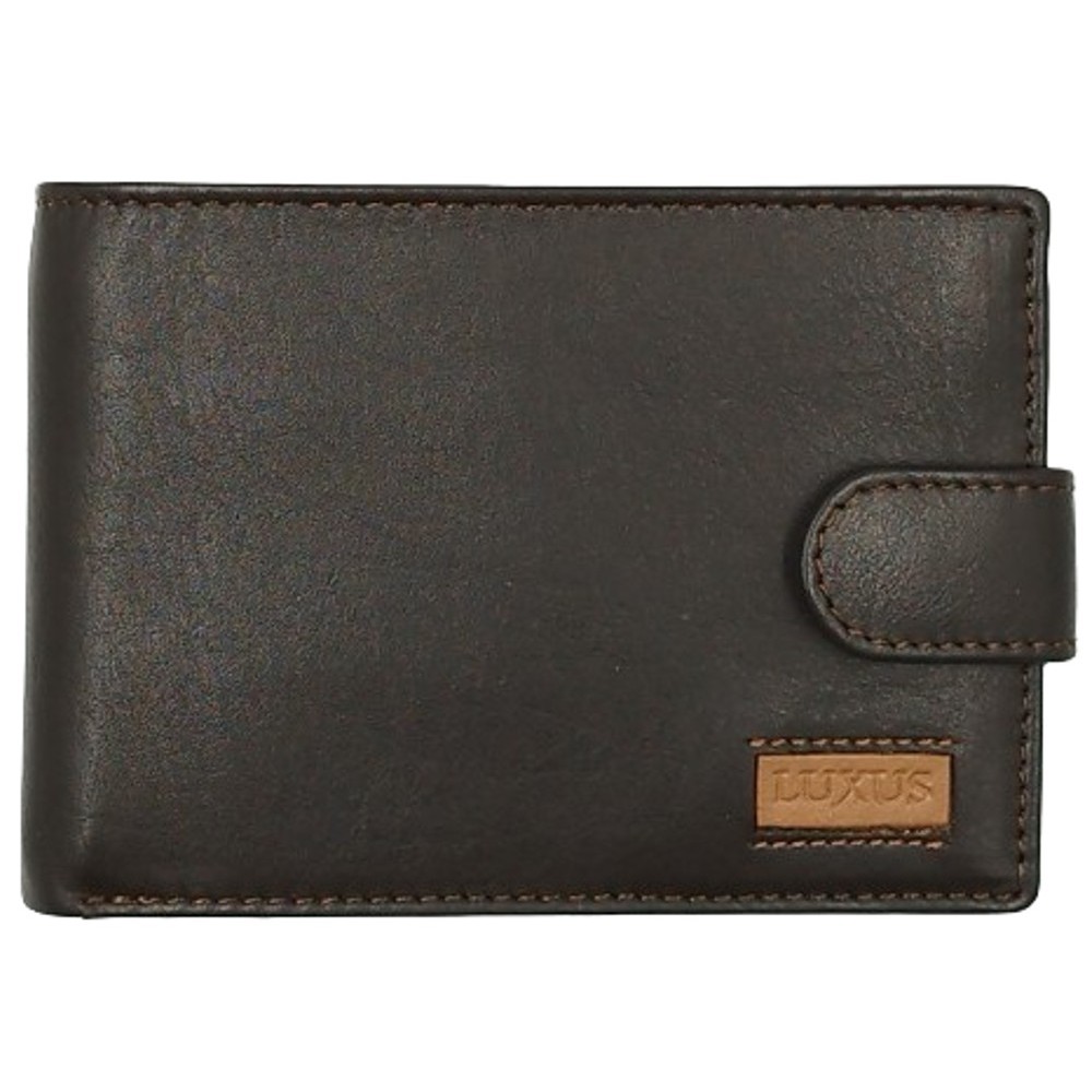 Luxus Δερμάτινο Ανδρικό Πορτοφόλι με RFID 27-53 Καφέ Πορτοφόλια