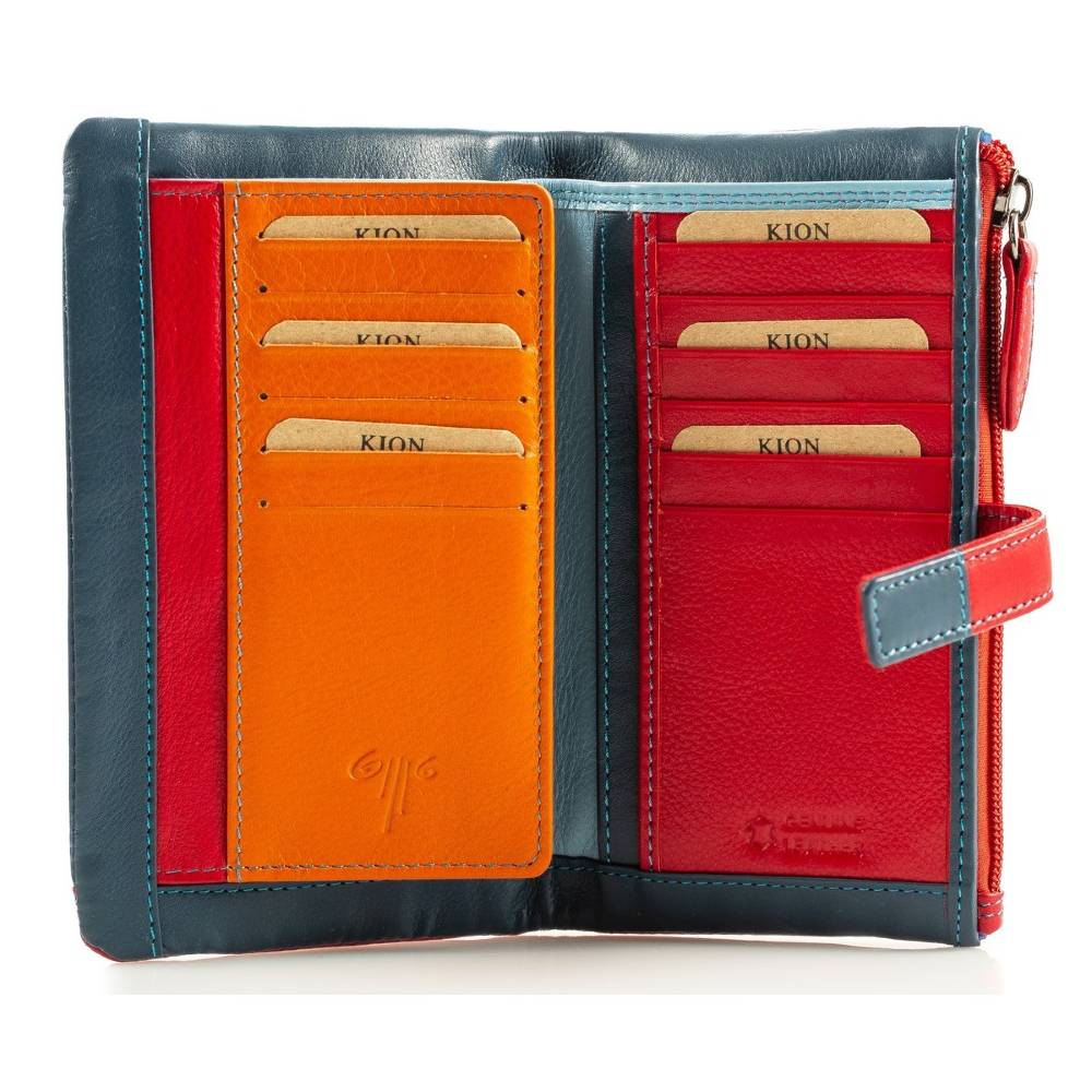 Kion Δέρμα Μεγάλο κόκκινο πορτοφόλι 3399M Wallets