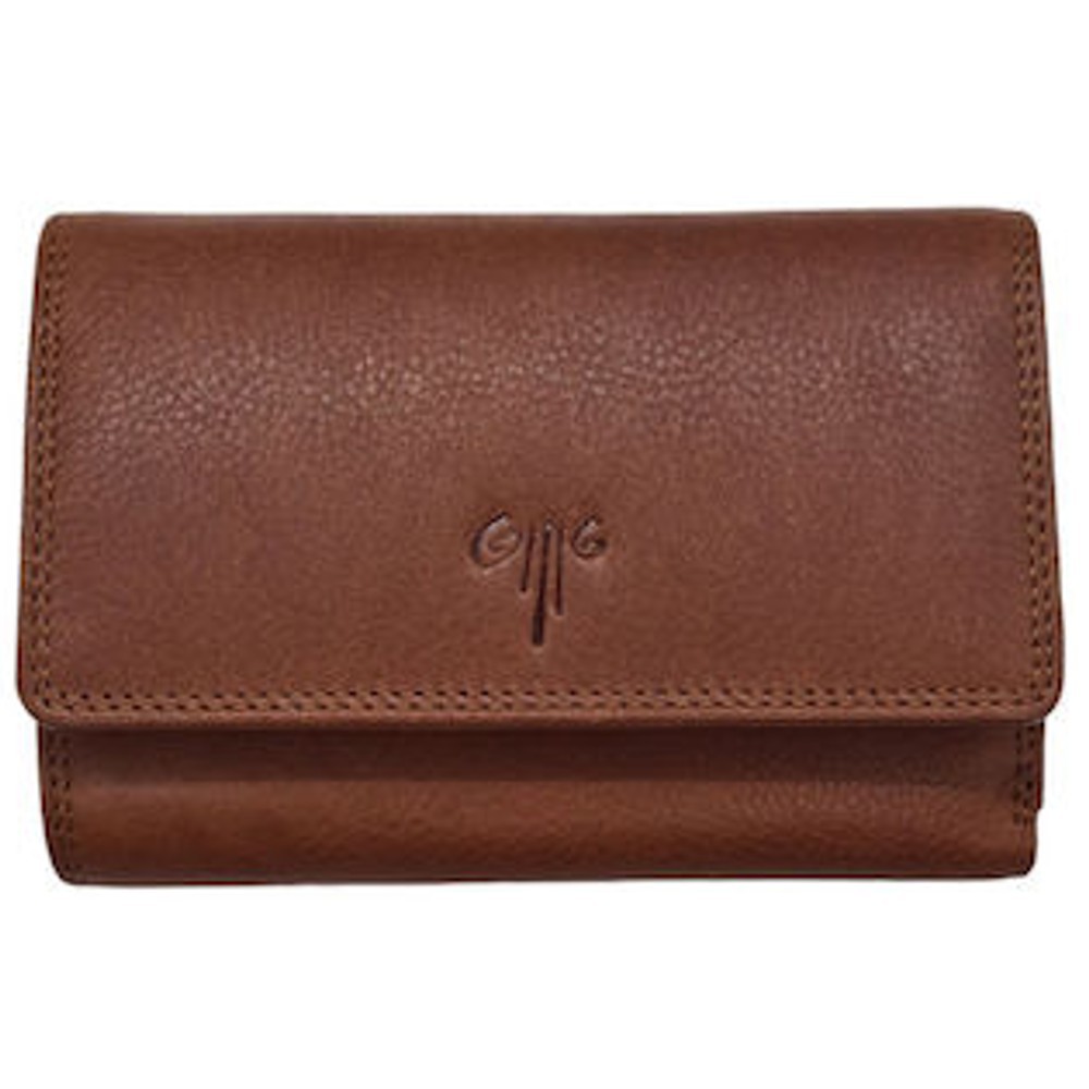 Kion 350VT πορτοφόλι γυναικείο δέρμα Cognac Καφέ Wallets