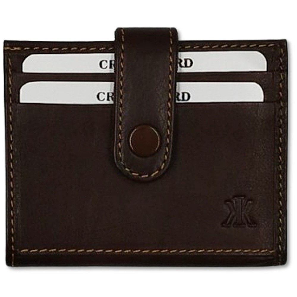 Kappa 4029C Καρτοθήκη με RFID Δέρμα Καφέ	 Πορτοφόλια