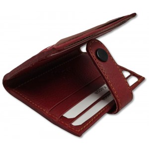 Kappa 4029C Καρτοθήκη με RFID Δέρμα Κόκκινο