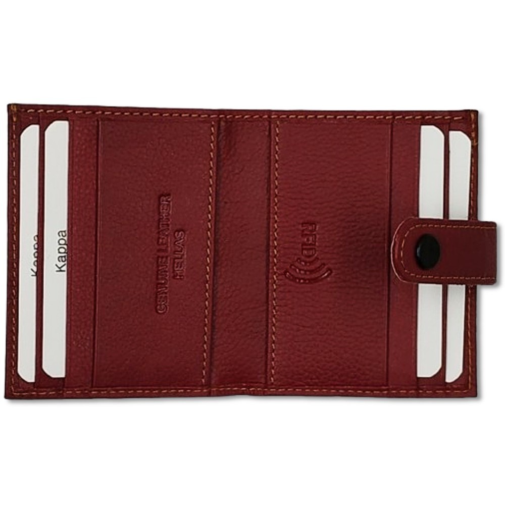 Kappa 4029C Καρτοθήκη με RFID Δέρμα Κόκκινο
