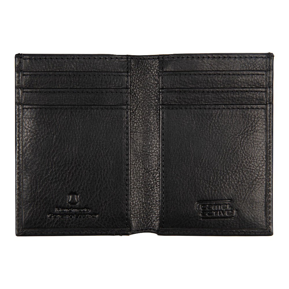 Camel Active 410-701-60 (011870) Pine RFID Θήκη Καρτών Δερμάτινη Μαύρη Πορτοφόλια