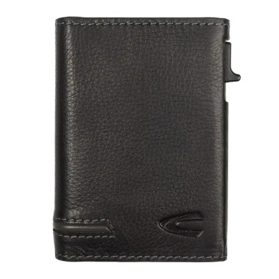 Camel Active 416-701-60 Leather RFID Card Wallet Black