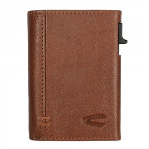 Camel Active 416-701-22 Leather RFID Card Wallet Tan Wallets