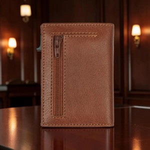 Camel Active 416-701-22 Leather RFID Card Wallet Tan Wallets