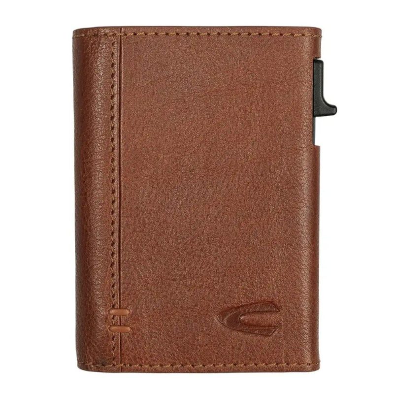 Camel Active 416-701-22 Πορτοφόλι Καρτών Δέρμα RFID Ταμπά Camel Active