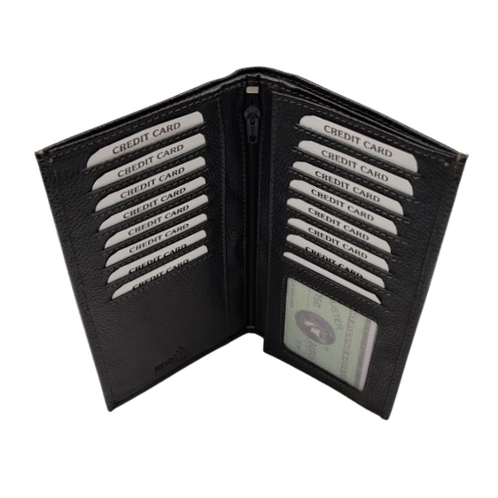 Ανδρικό πορτοφόλι KAPPA 4300a δέρμα μαύρο