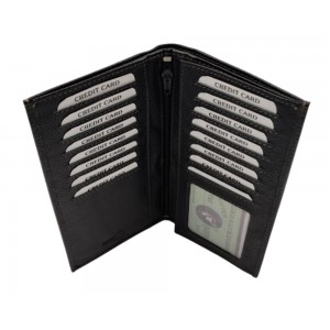 Ανδρικό πορτοφόλι KAPPA 4300a δέρμα μαύρο