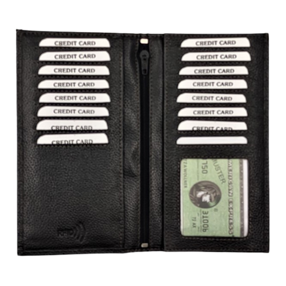 Ανδρικό πορτοφόλι KAPPA 4300a δέρμα μαύρο