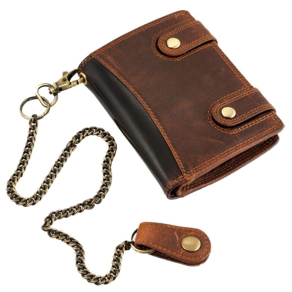 Kion 5452L KARA Δερμάτινο Ανδρικό Πορτοφόλι με RFID Καφέ Πορτοφόλια