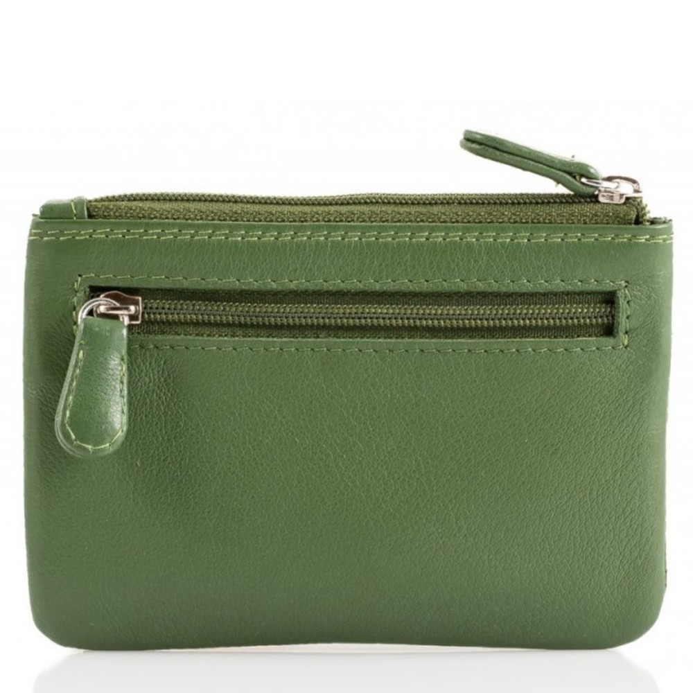Kion 5657 Δερμάτινο Πορτοφόλι Κερμάτων και Κλειδοθήκη Πράσινο Wallets
