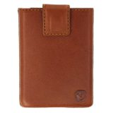 Valenta 581714 Card Case Pocket Δερμάτινο Πορτοφόλι Καρτών με RFID Ταμπά Cognac 1