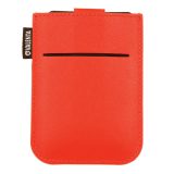 Valenta 583770 Card Case Pocket Slide Δερμάτινο Πορτοφόλι Καρτών με RFID Κόκκινο 3