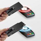 Valenta 587518-223551 Cardprotector Πορτοφόλι Αλουμινίου MagSafe Με Money Clip Μαύρο 2