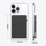 Valenta 588300 Cardprotector Πορτοφόλι Καρτών Αλουμινίου MagSafe Γκρι 2