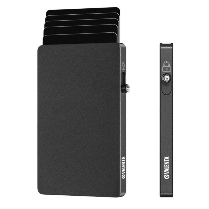 Valenta 588300 Cardprotector Πορτοφόλι Καρτών Αλουμινίου MagSafe Γκρι Valenta