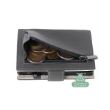 Valenta 588393-223538 Δερμάτινο Πορτοφόλι Καρτών MagSafe με RFID Γκρι 4
